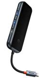 Baseus AcmeJoy 7 in 1 Type-C (PD) HUB Adaptör ( 4K HD HDMI * 1 + USB 3.0  * 2 + Type-C (PD) * 1 + SD/TF * 1 )